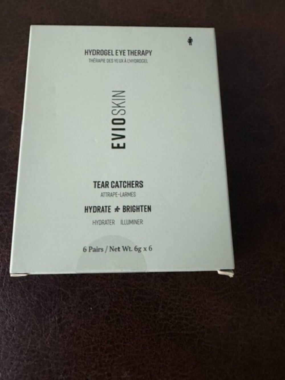 Evioskin Tear Catchers Hydrogel Eye Therapy Patches Hydrate & Brighten 6 PAIRS